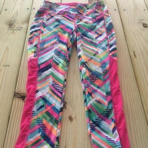 Neon mesh leggings